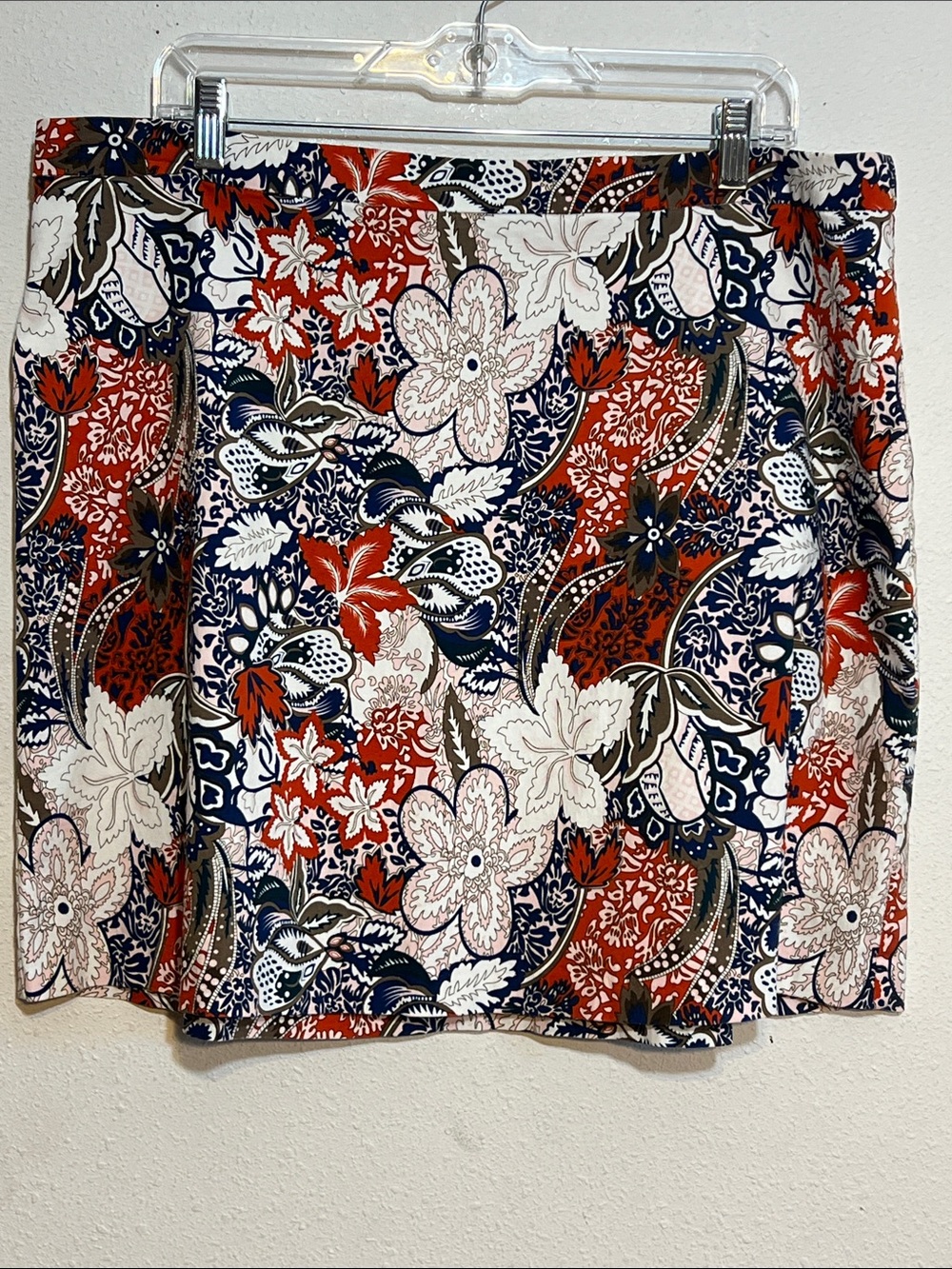 Margaret M Floral Mini Skirt Made In Canada Size XXL